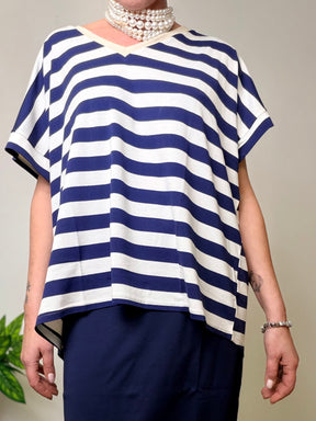 T-Shirt Over Righe – Casual Chic Senza Pensieri