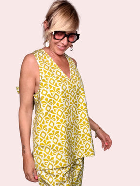 Canotta Batik con Fiocco sul Retro