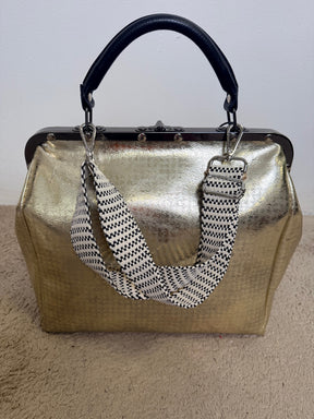 Borsa Doctor Bag con Scritta LOVE