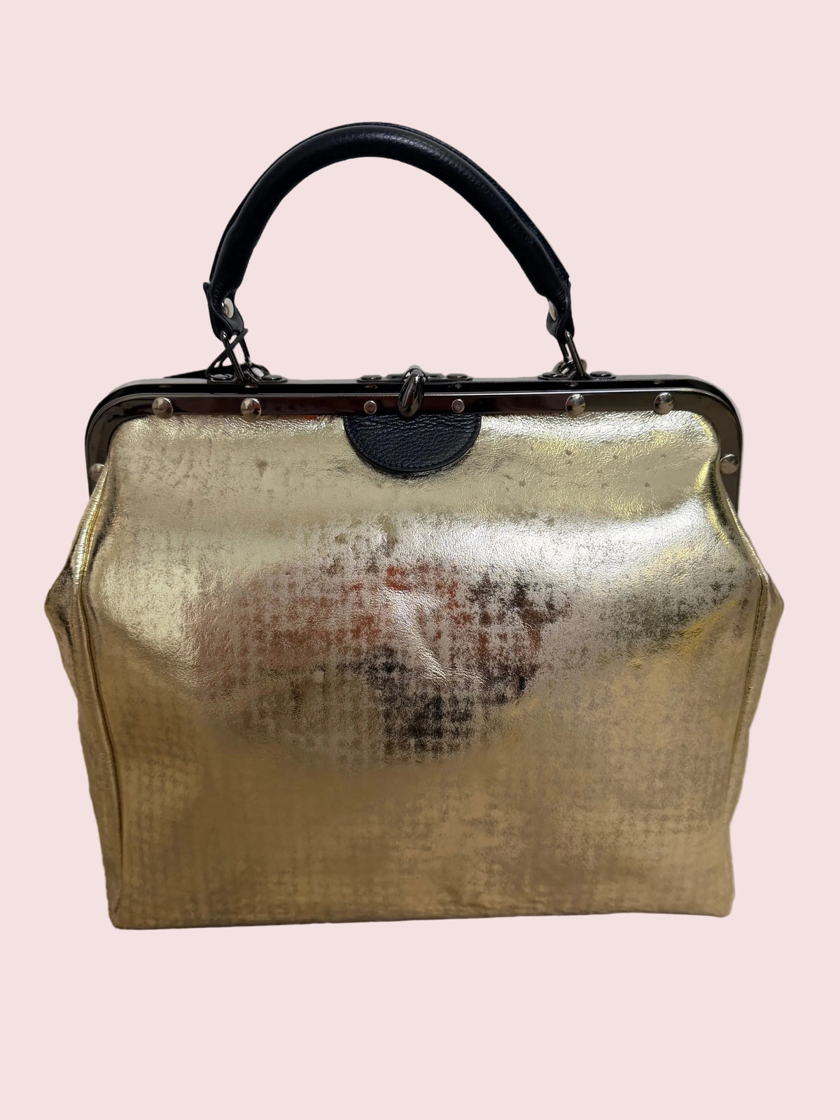 Borsa a Mano Vintage - Media Gold