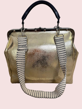 Borsa a Mano Vintage - Media Gold