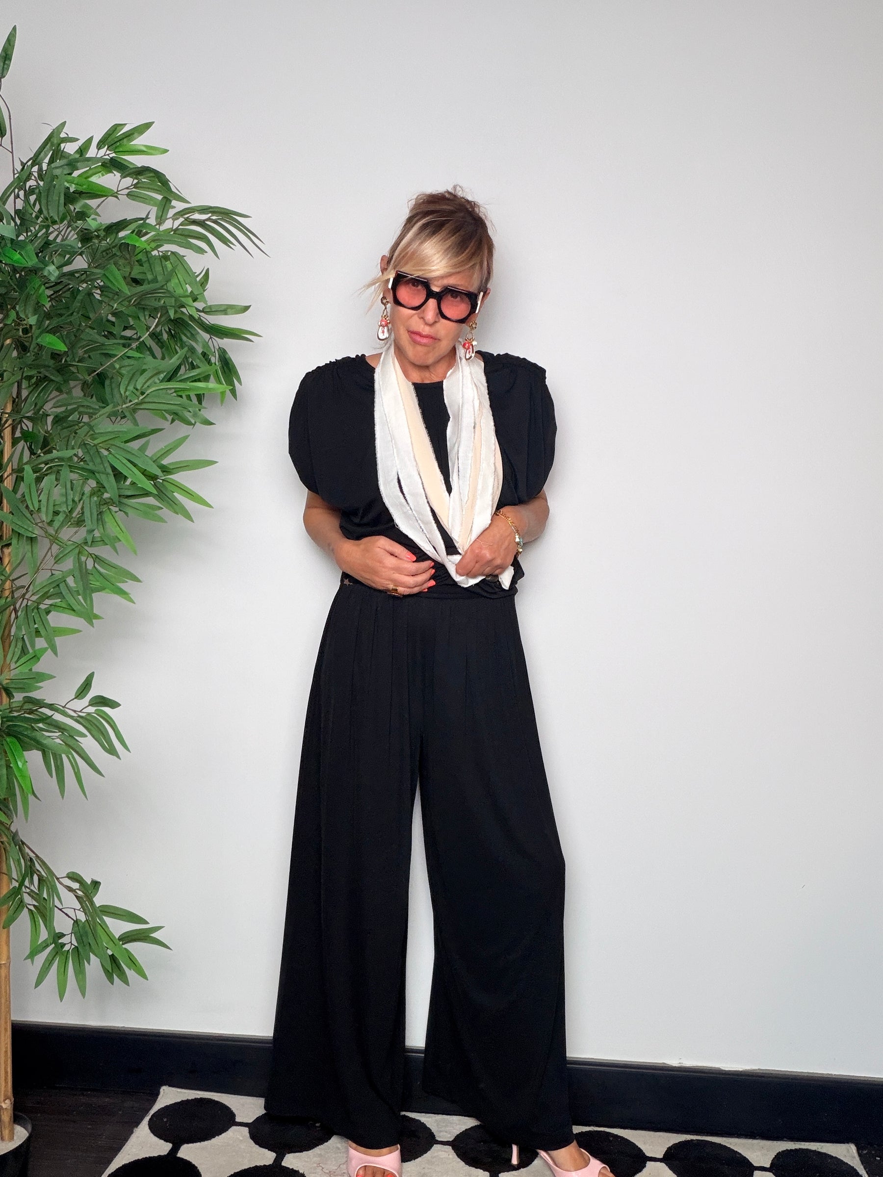 Pantalone Palazzo Jersey