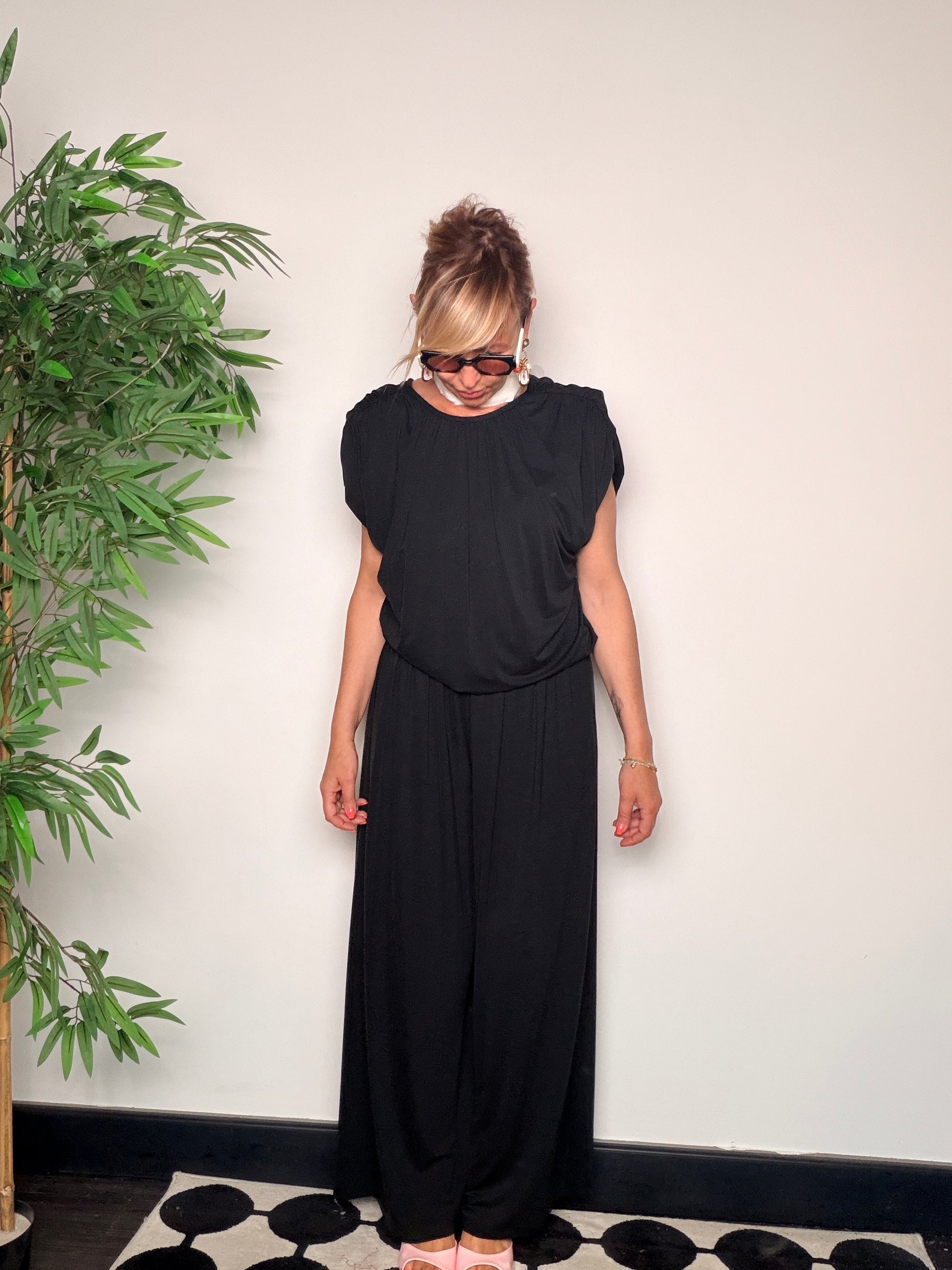 Pantalone Palazzo Jersey