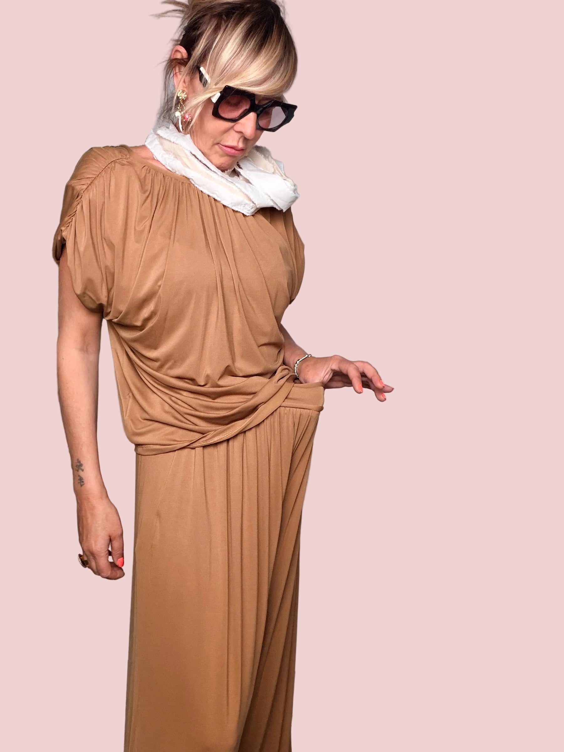 Pantalone Palazzo Jersey