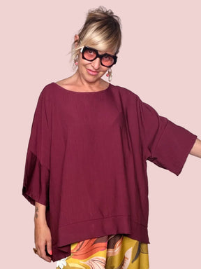 Blusa Oversize Pipistrello