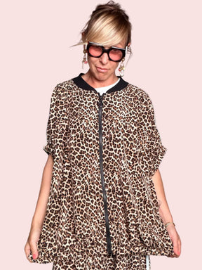 Completo Leopardato Viscosa — Giacca e Pantalone PREORDINE