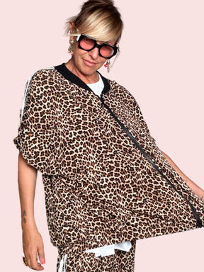 Completo Leopardato Viscosa — Giacca e Pantalone PREORDINE