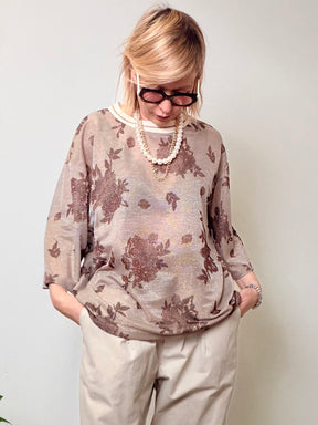 Maglia trasparente over