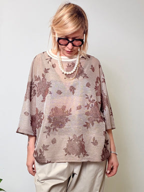 Maglia trasparente over