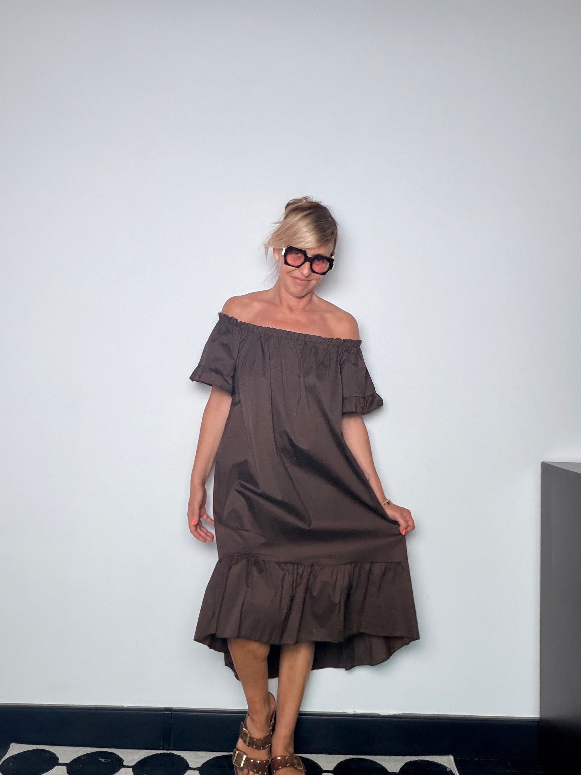 Vestito Off-Shoulder a Balze – Female