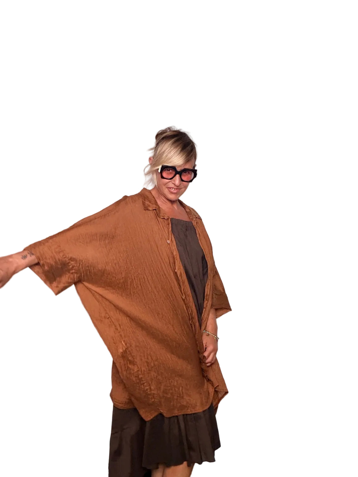 Camicia Oversize Stropicciata