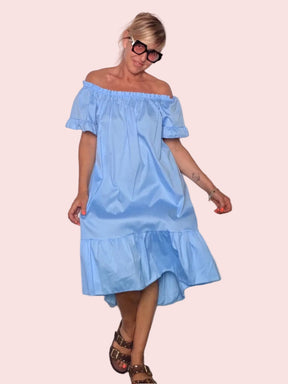 Vestito Off-Shoulder a Balze – Female
