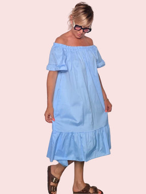 Vestito Off-Shoulder a Balze – Female