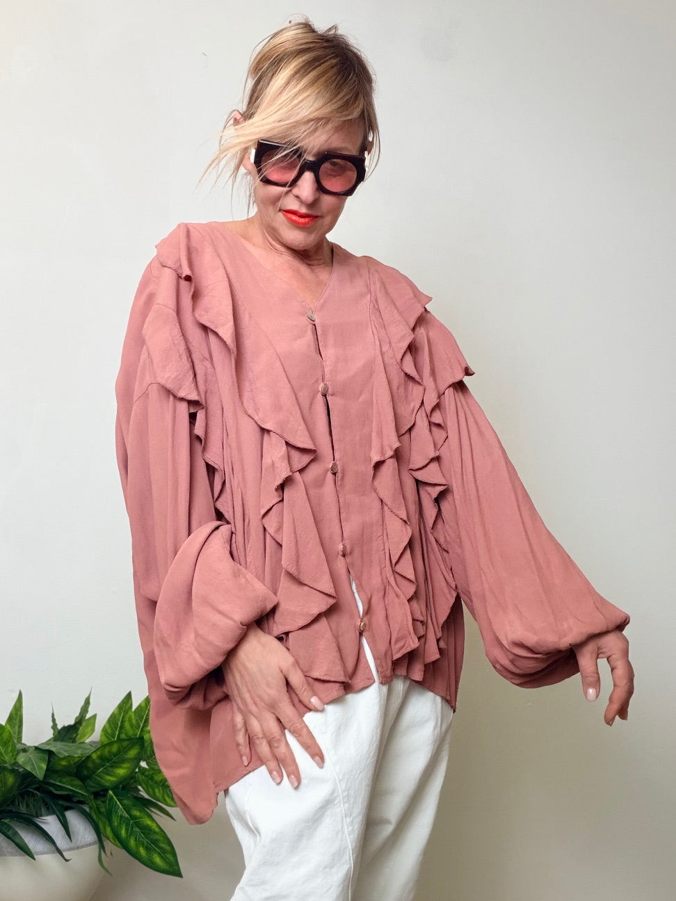 Camicia rouge 100%vi