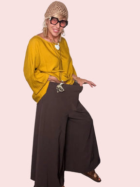 Pantagonna Oversize con Drappeggio