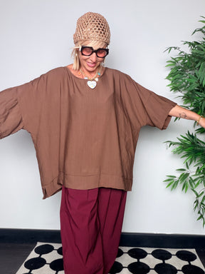 Blusa Oversize Pipistrello