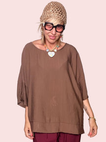 Blusa Oversize Pipistrello