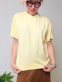 T-Shirt banda bianca manica