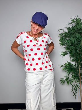 T-shirt a Pois Maxi — Bande Sportive