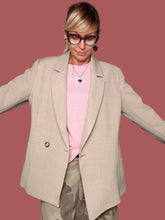 Blazer oversize beige Deja Vu