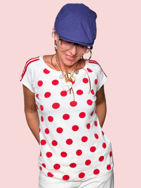 T-shirt a Pois Maxi — Bande Sportive