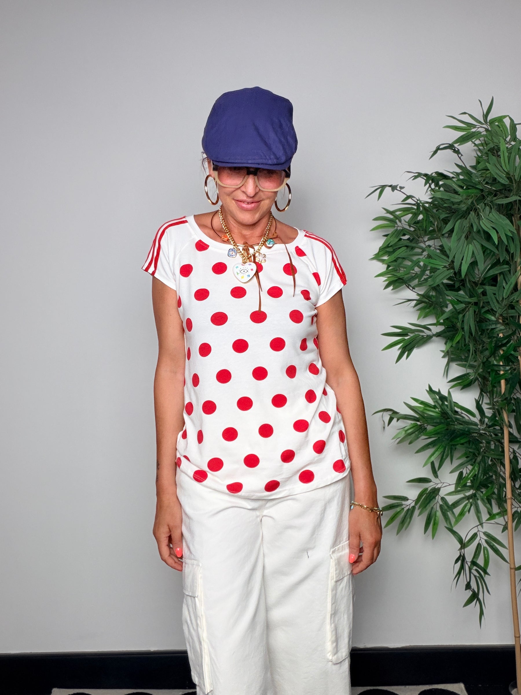 T-shirt a Pois Maxi — Bande Sportive