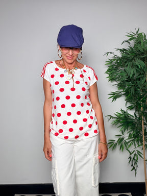 T-shirt a Pois Maxi — Bande Sportive