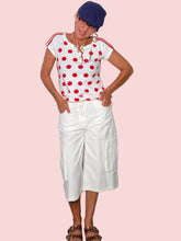Bermuda Cargo — Wide Leg Bianco