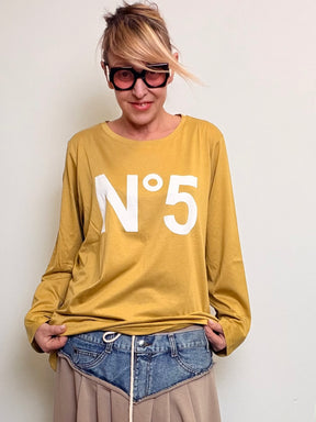 T-shirt in modal Over – Ironia in formato maxi