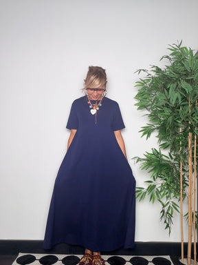 Abito Maxi T-shirt in Cotone