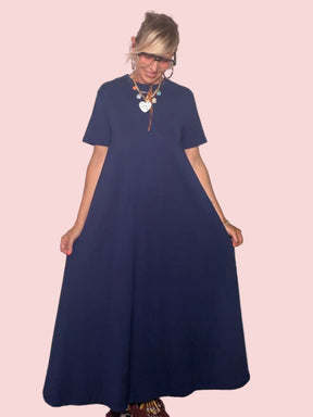 Abito Maxi T-shirt in Cotone