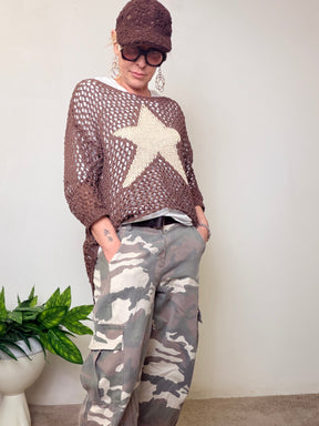 Pantalone camouflage leggero