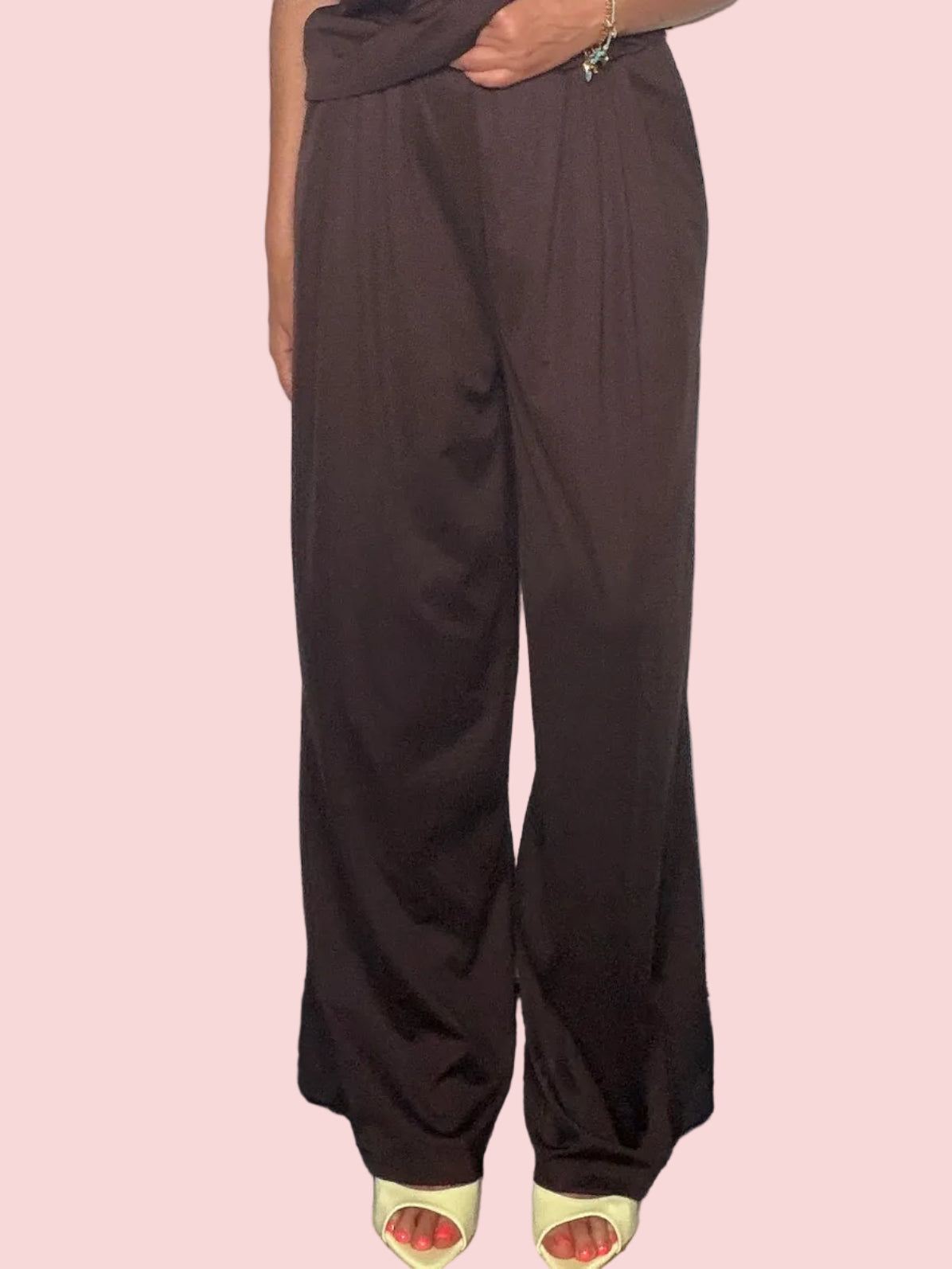 Completo coordinato t-shirt e pantalone palazzo donna Female