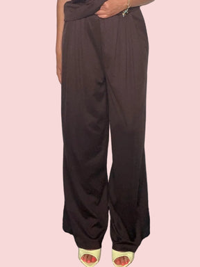 Completo coordinato t-shirt e pantalone palazzo donna Female