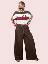 Pantalone palazzo in cotone