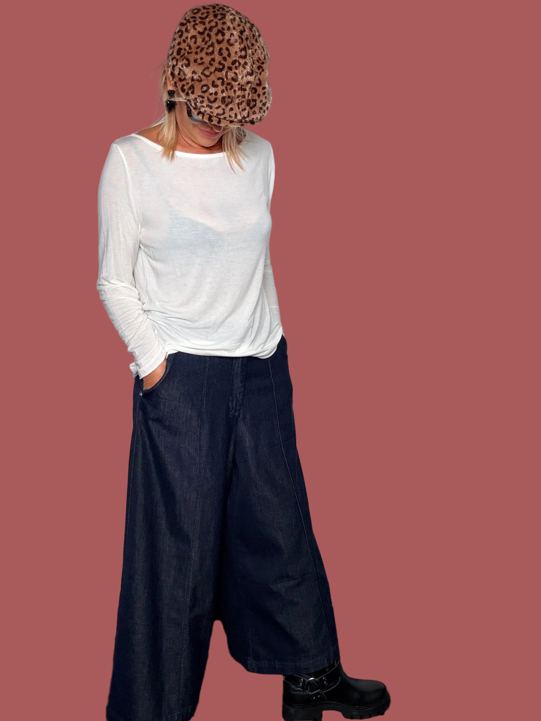 Pantagonna jeans blu scuro Female