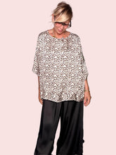 Completo Animalier — Top + Pantalone Wide Leg
