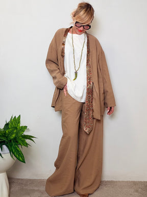 Giacca con Cravatta Integrata