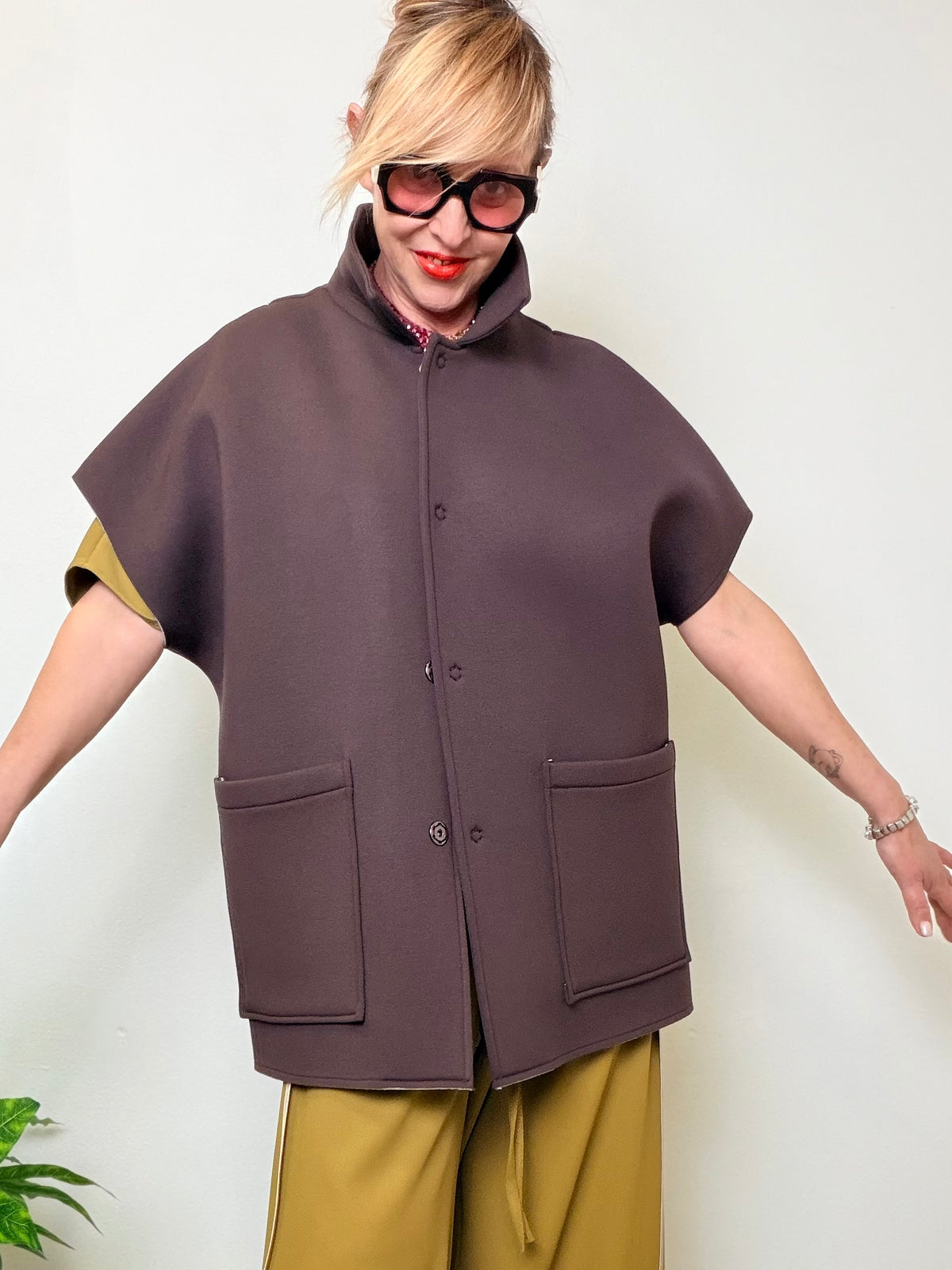 Gilet Oversize in Neoprene