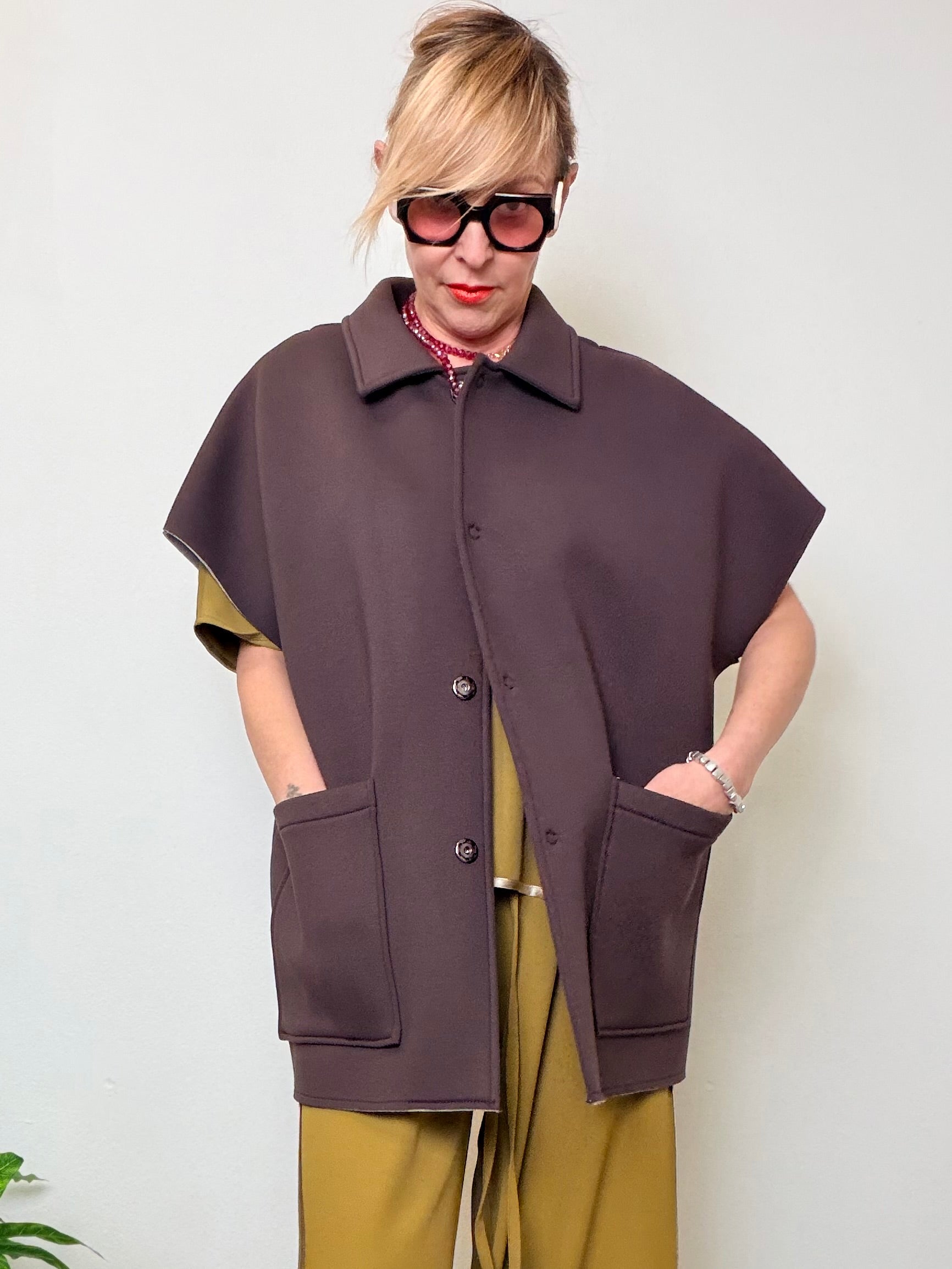 Gilet Oversize in Neoprene