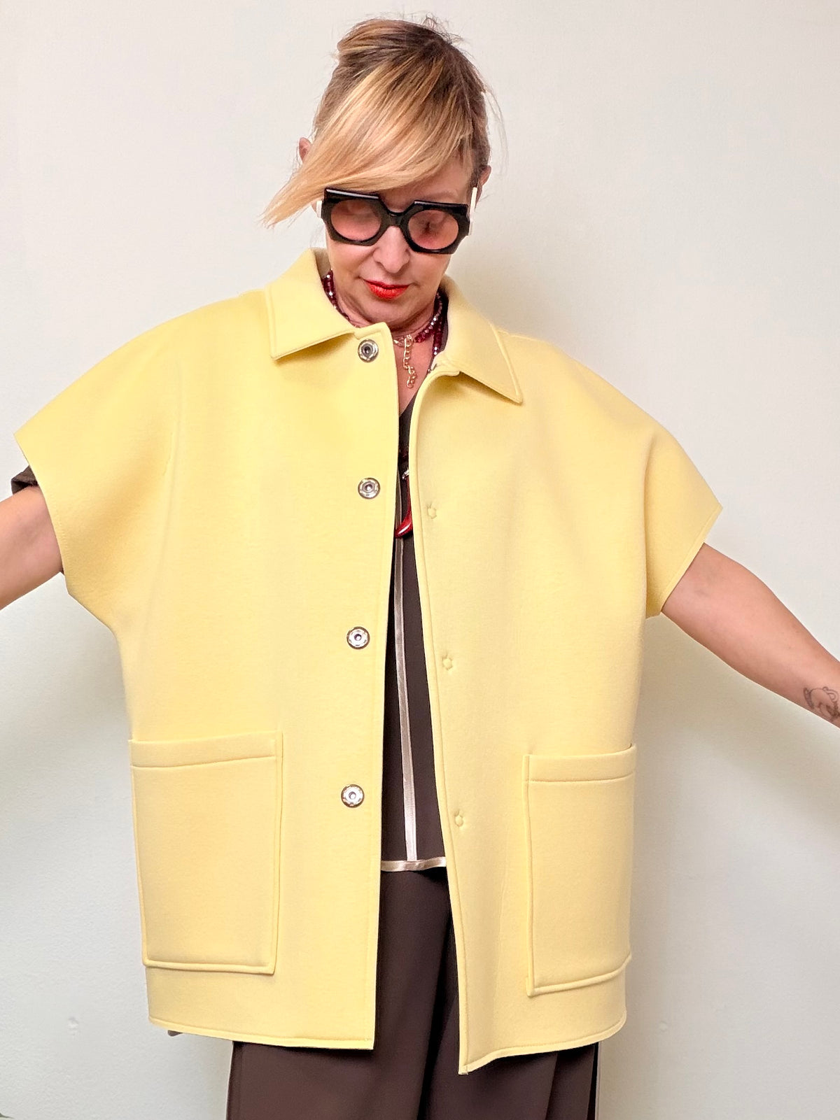 Gilet Oversize in Neoprene