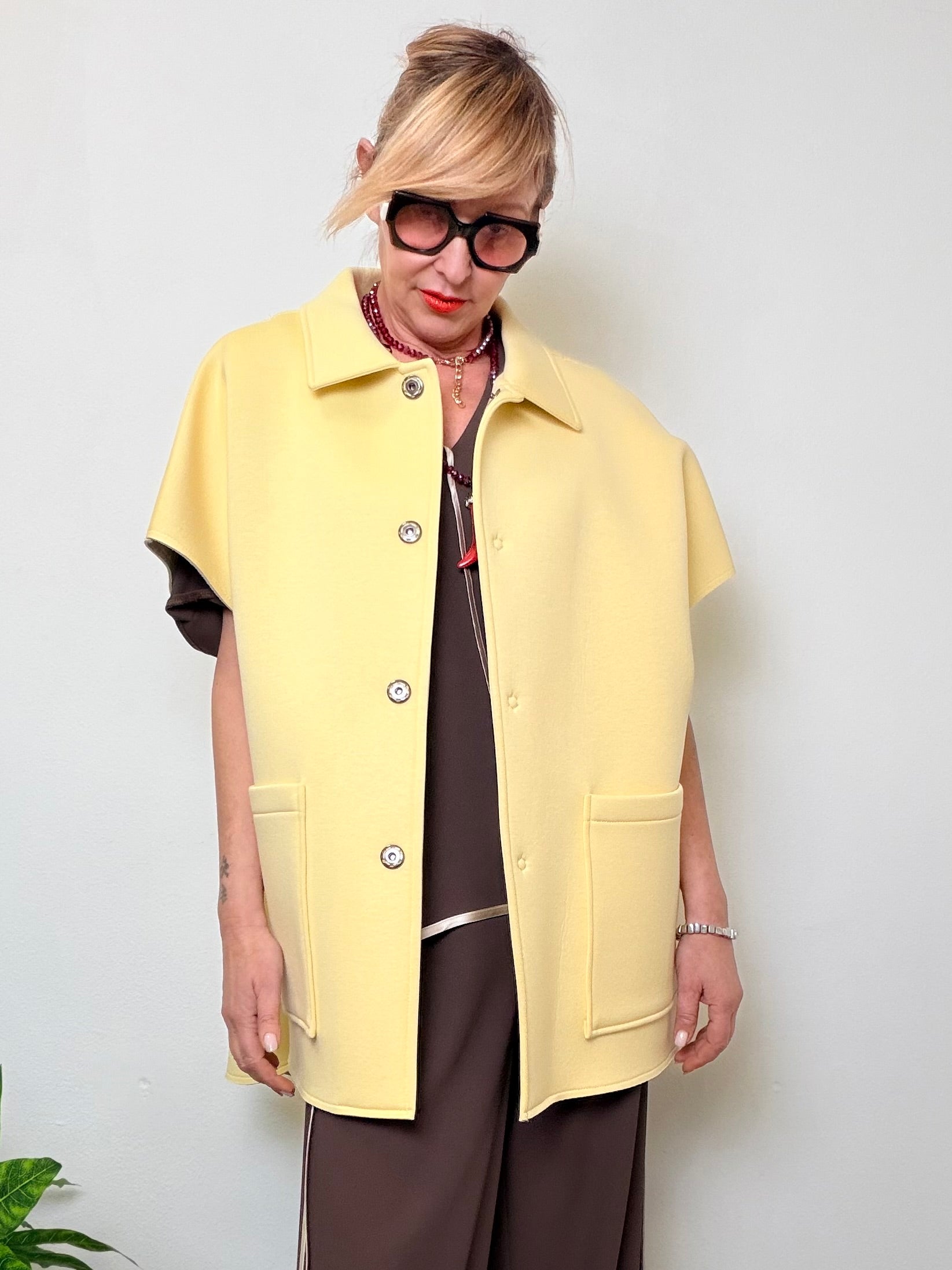 Gilet Oversize in Neoprene