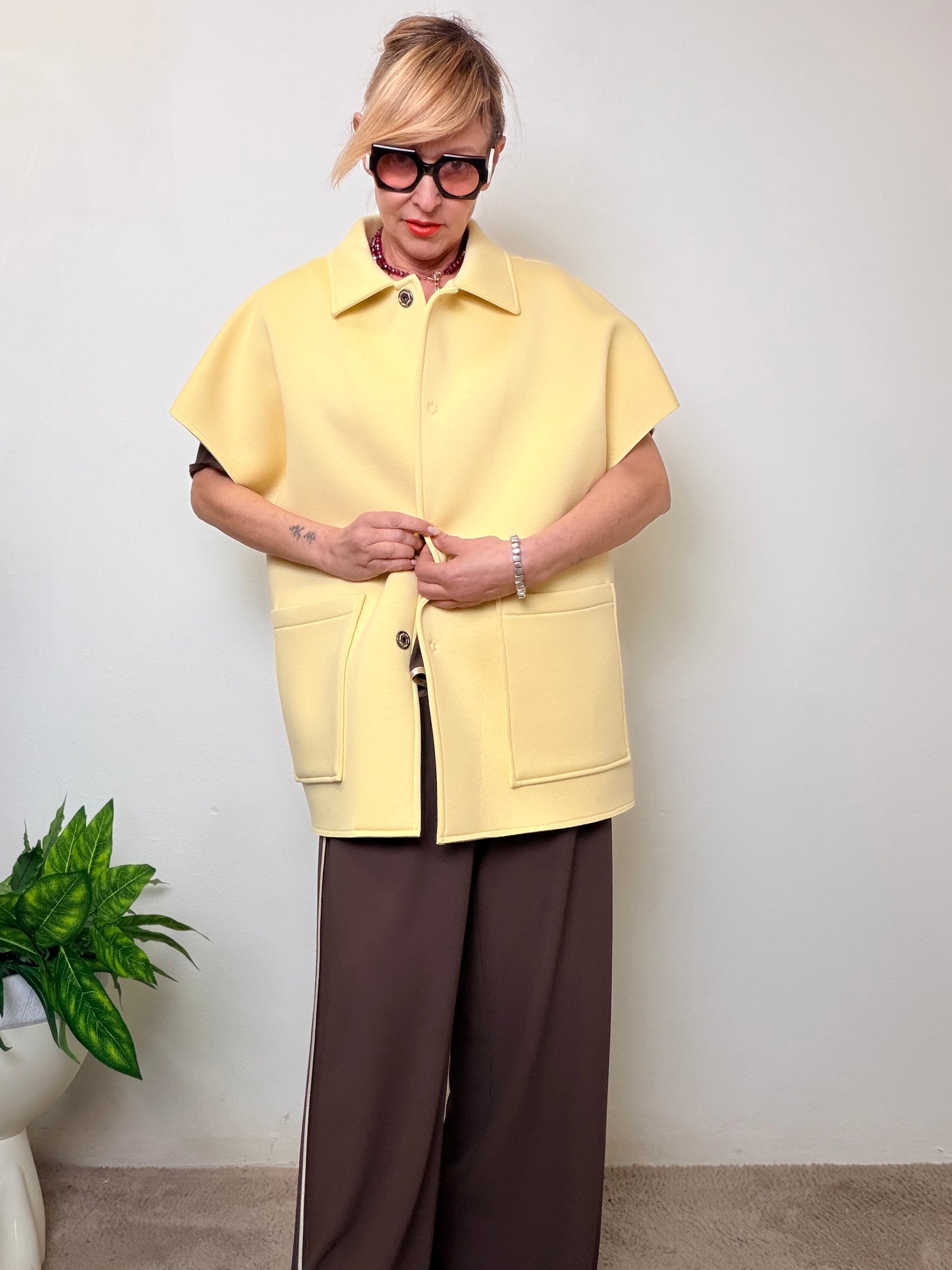 Gilet Oversize in Neoprene