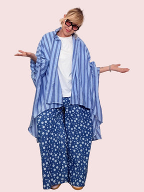 Camicia Oversize a Righe