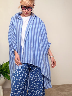 Camicia Oversize a Righe