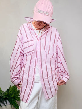 Camicia Oversize a Righe