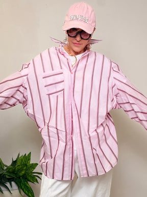 Camicia Oversize a Righe