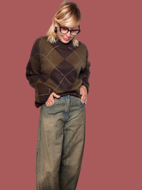 Jeans Gaya a banana lavaggio tè | Souvenir