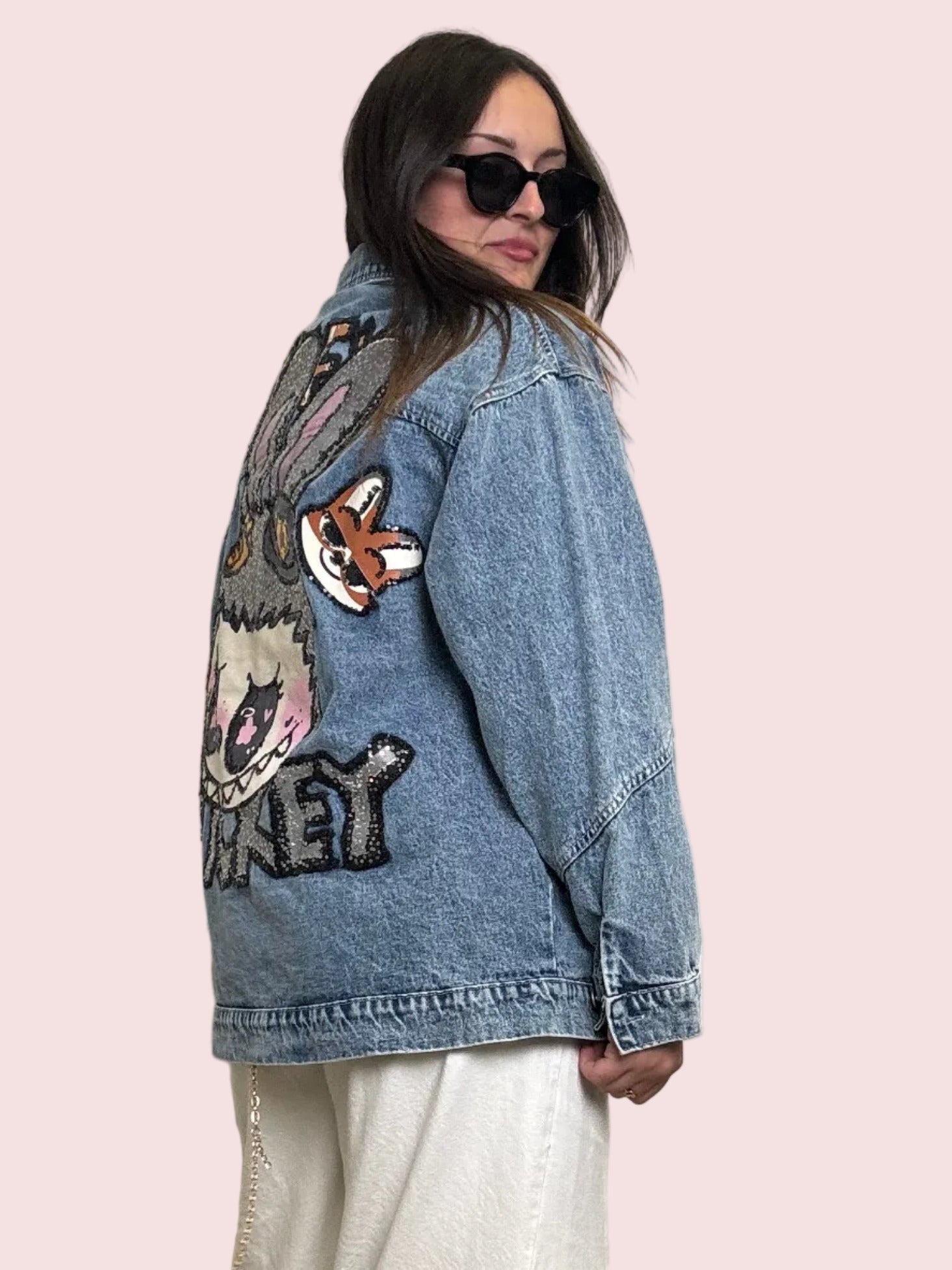 Giacca Vintage Patchwork Animalier