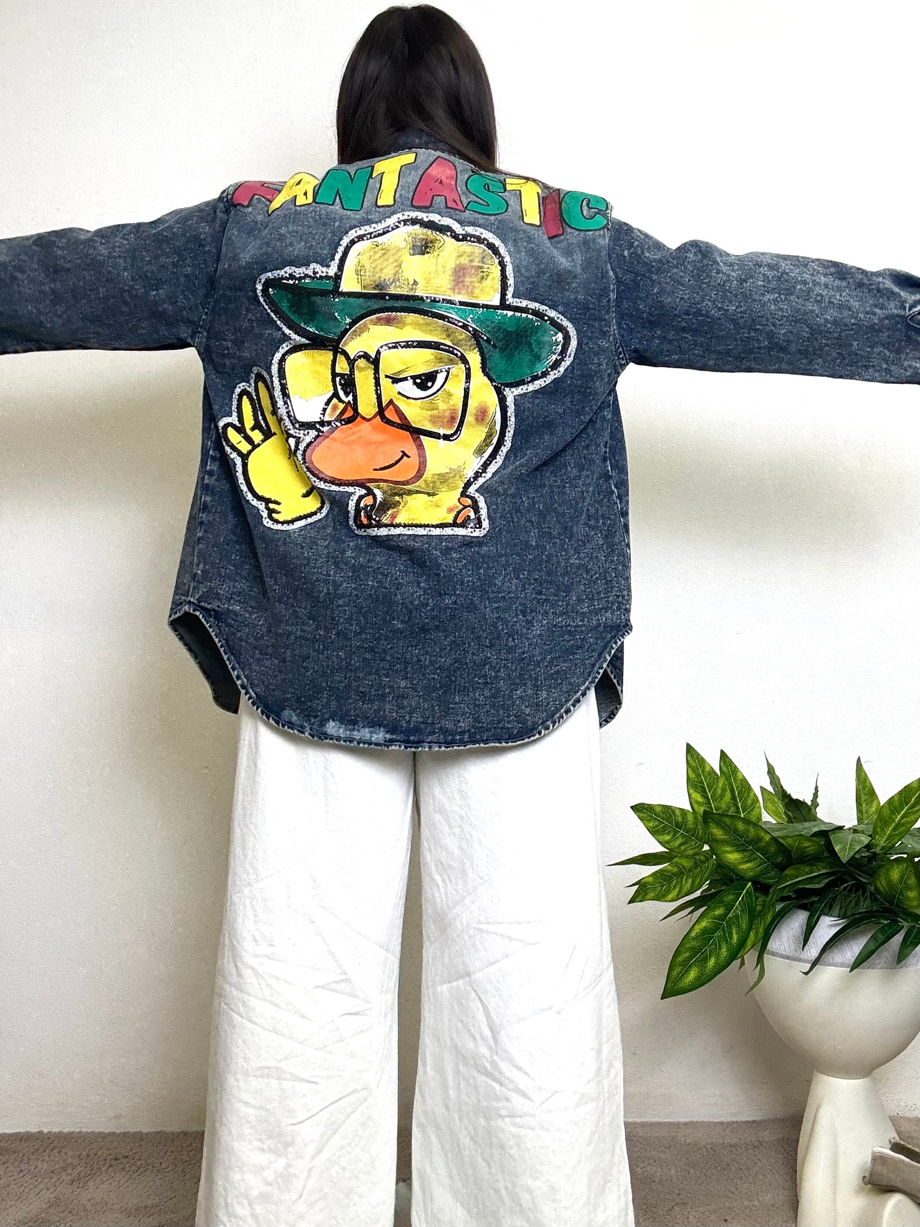 Giacca Vintage Patchwork Animalier